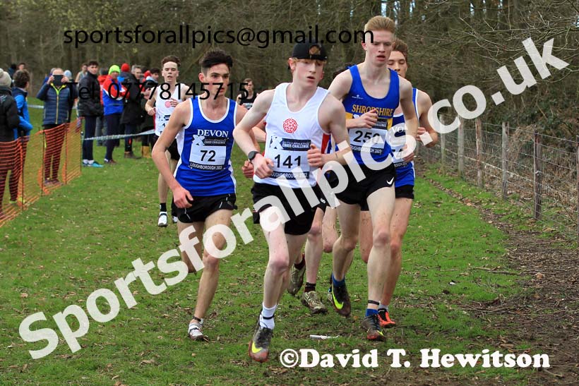 Mens Under-20s 2022 CAU Inter Counties Cross Country, Prestwold Hall, Loughborough.  Photo: David T. Hewitson/Sports for All Pics